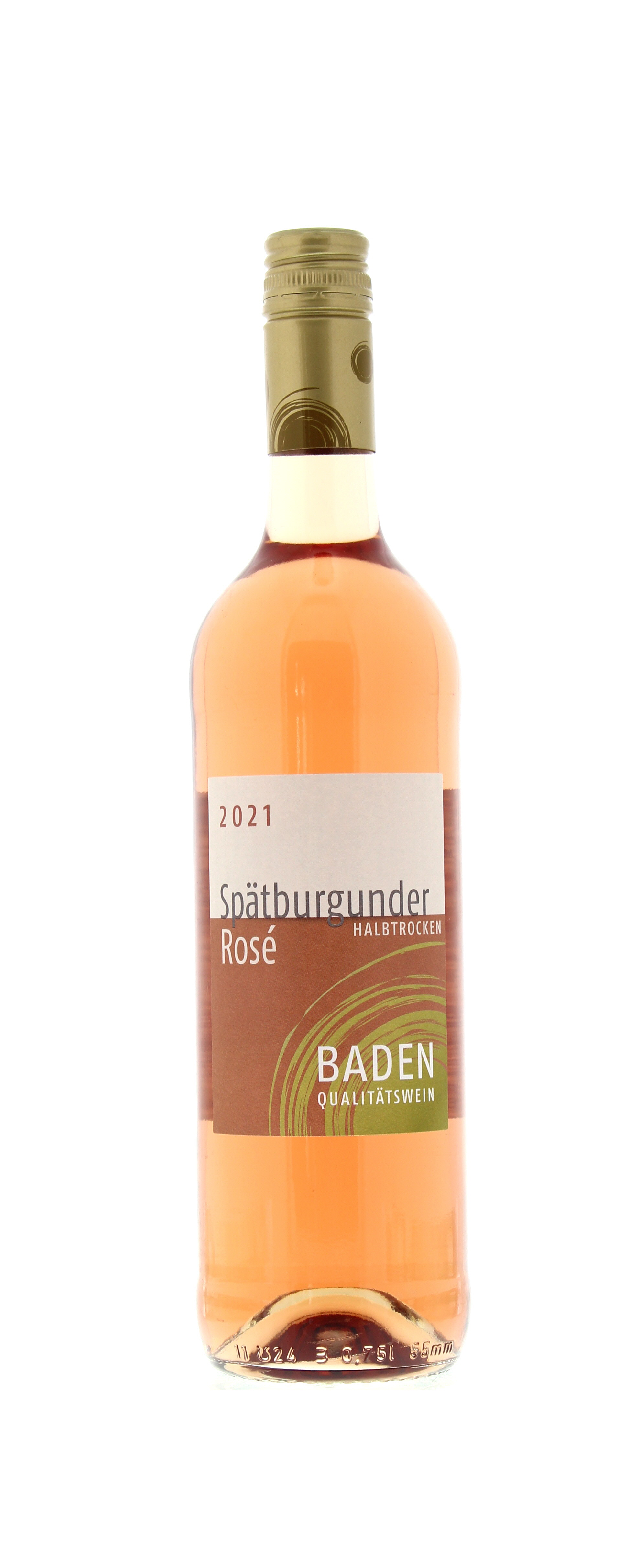 2021 Baden Spätburgunder Rosé PENNY l Wein-App halbtrocken 0,75 - Qualitätswein Mobile Flasche