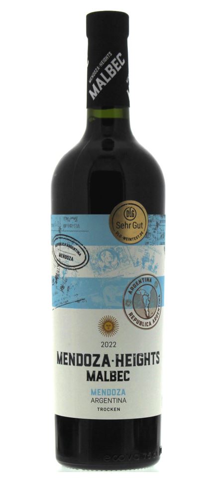 2022 Argentinien Mendoza Heights Malbec trocken 0,75 l Flasche - PENNY  Mobile Wein-App